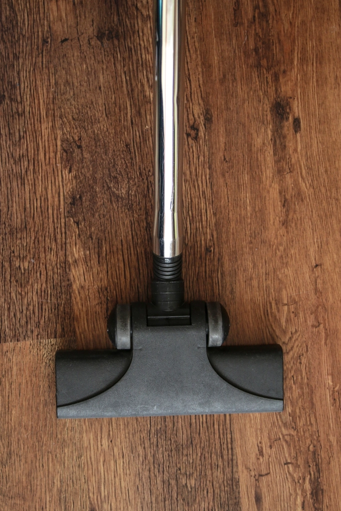 Freshly cleaned wooden floor